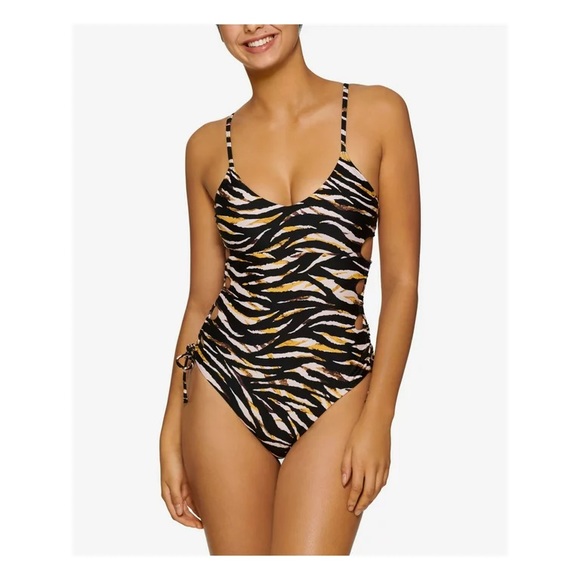 Hula Honey Animal Print Swimsuit - Picture 1 of 10